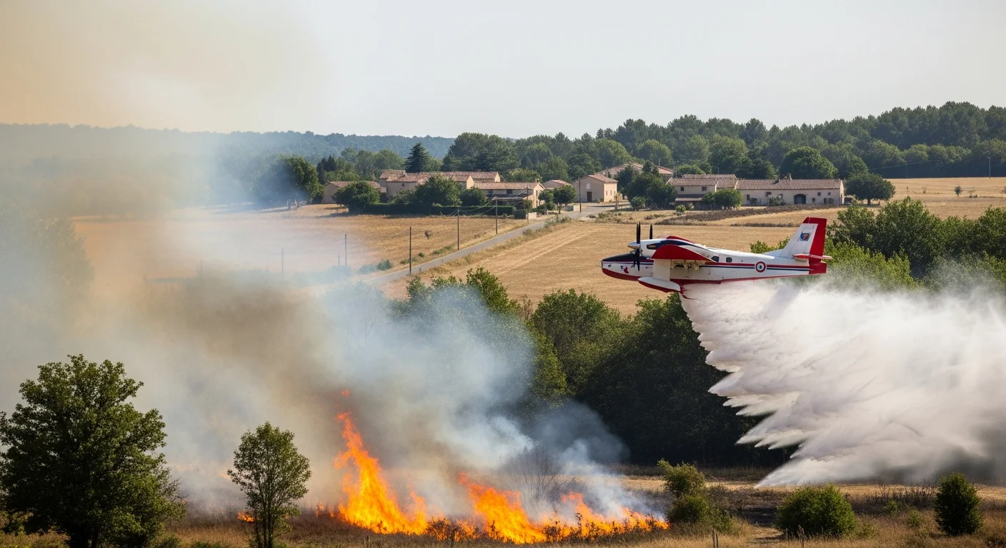 Grote natuurbrand bij Réaup-Lisse leidt tot evacuaties in Lot-et-Garonne