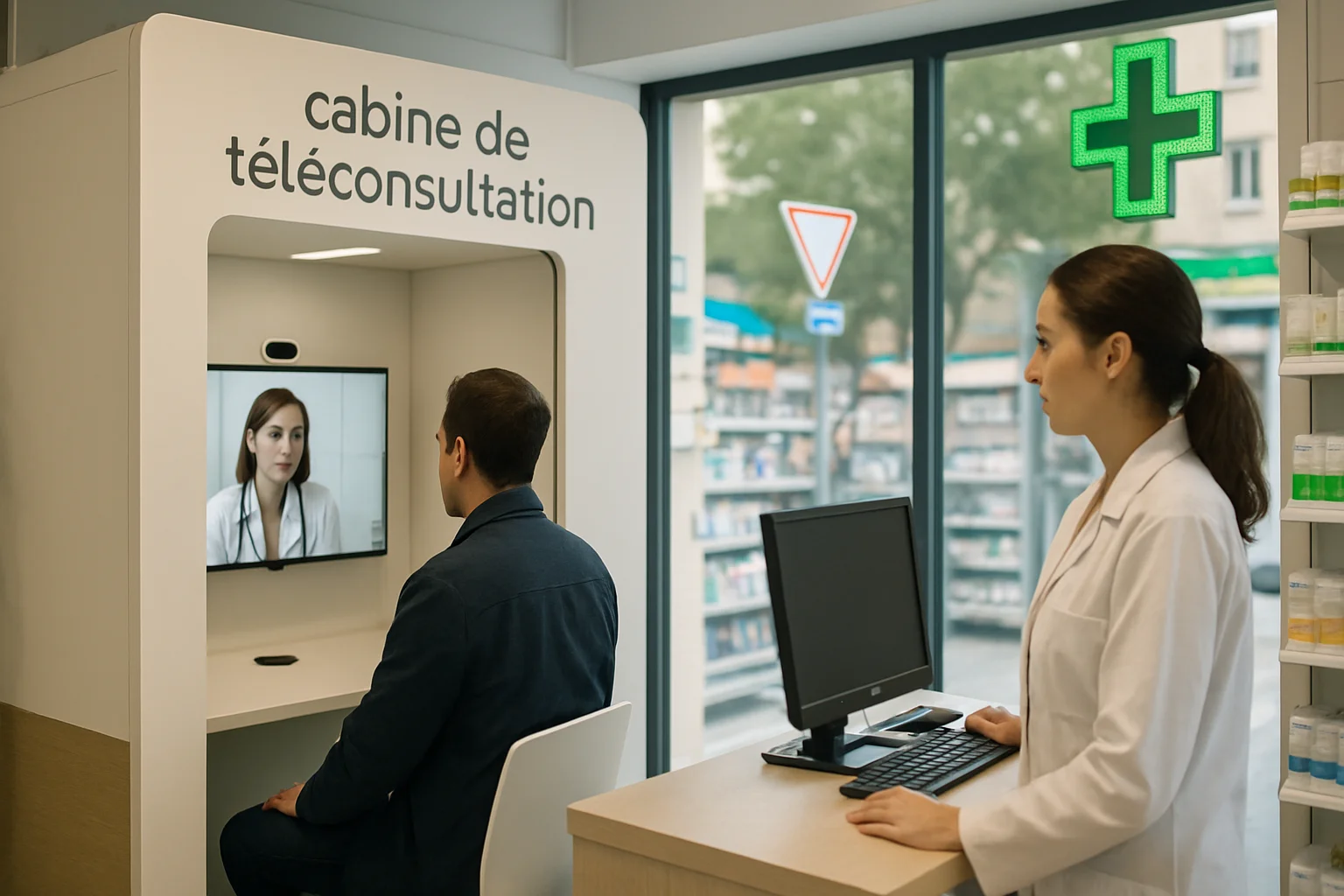 Betalen voor snellere teleconsultatie in Franse apotheken: praktijk in opmars en bron van onrust