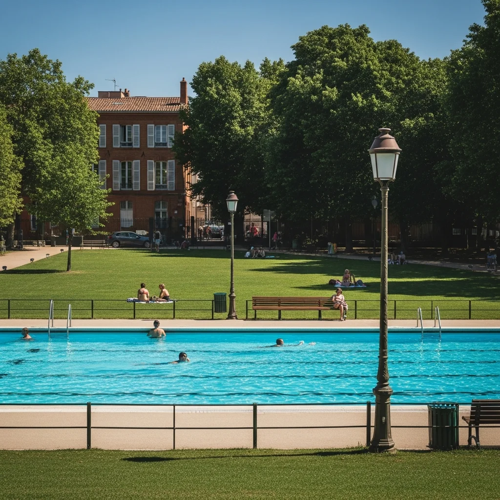 Hoge temperaturen, maar openingstijden van parken en zwembaden in Toulouse blijven beperkt