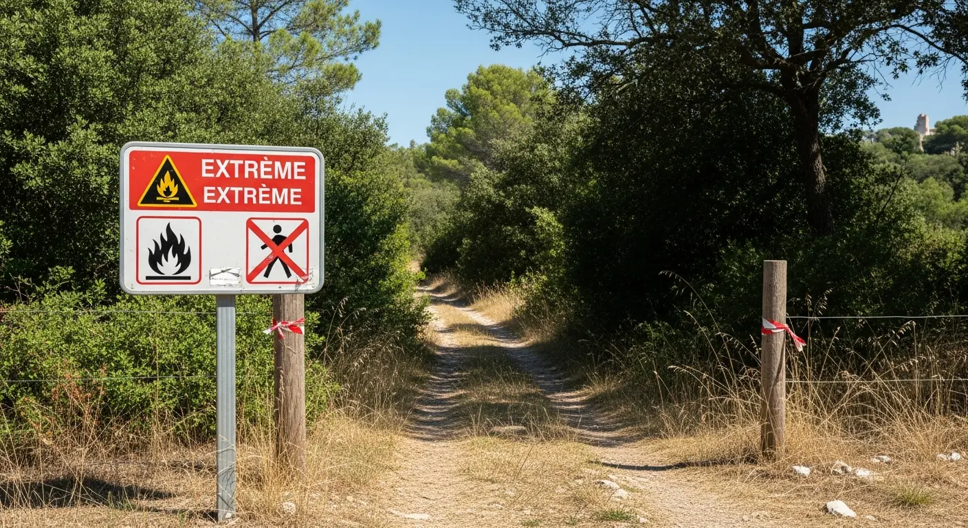 Toegang tot natuurgebieden in de Var per direct verboden vanwege extreem brandgevaar