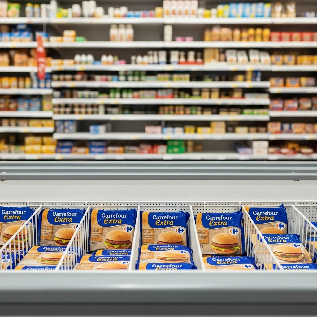 Bevroren hamburgers van Carrefour Extra teruggehaald wegens risico op metaaldeeltjes