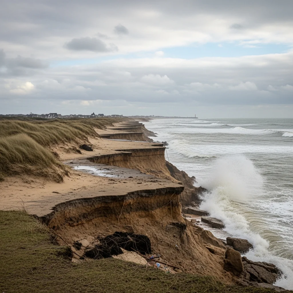 Erosie aan Franse zuidwestkust versnelt door stormen