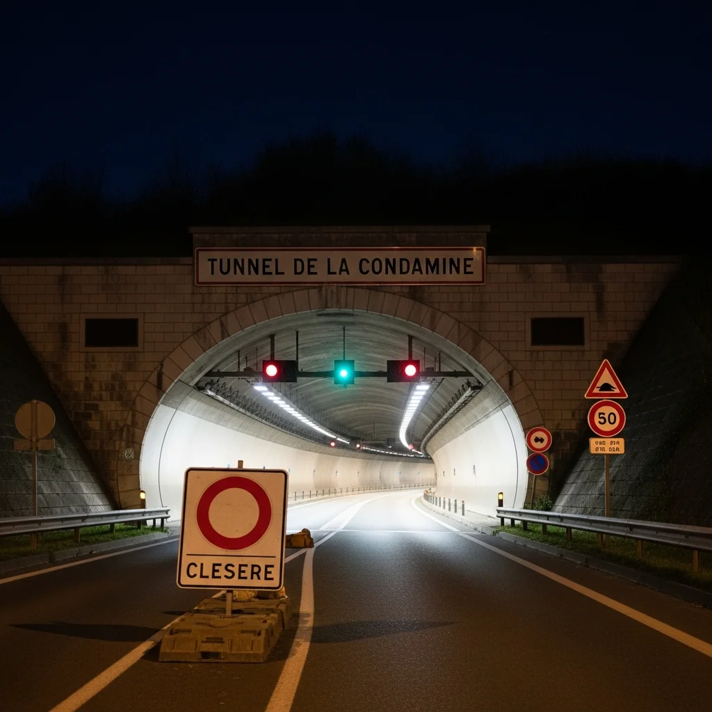 Tunnel de la Condamine ’s nachts dicht voor grootschalig onderhoud