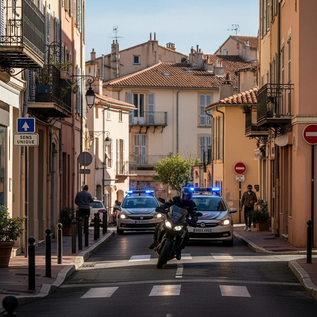 Motorrijder aangehouden na achtervolging in Grasse