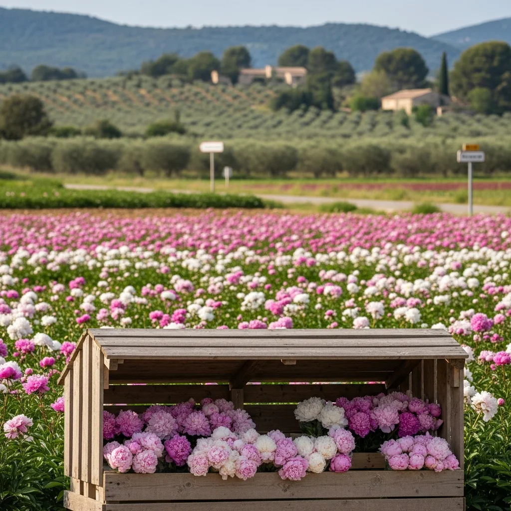 Pioenen rechtstreeks bij de kweker in de Var: bloemen kopen op het erf steeds populairder