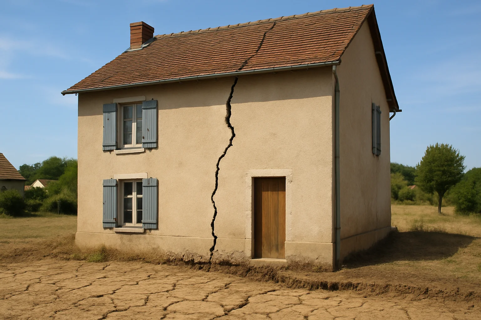 12 miljoen Franse woningen lopen risico op scheuren door droogte