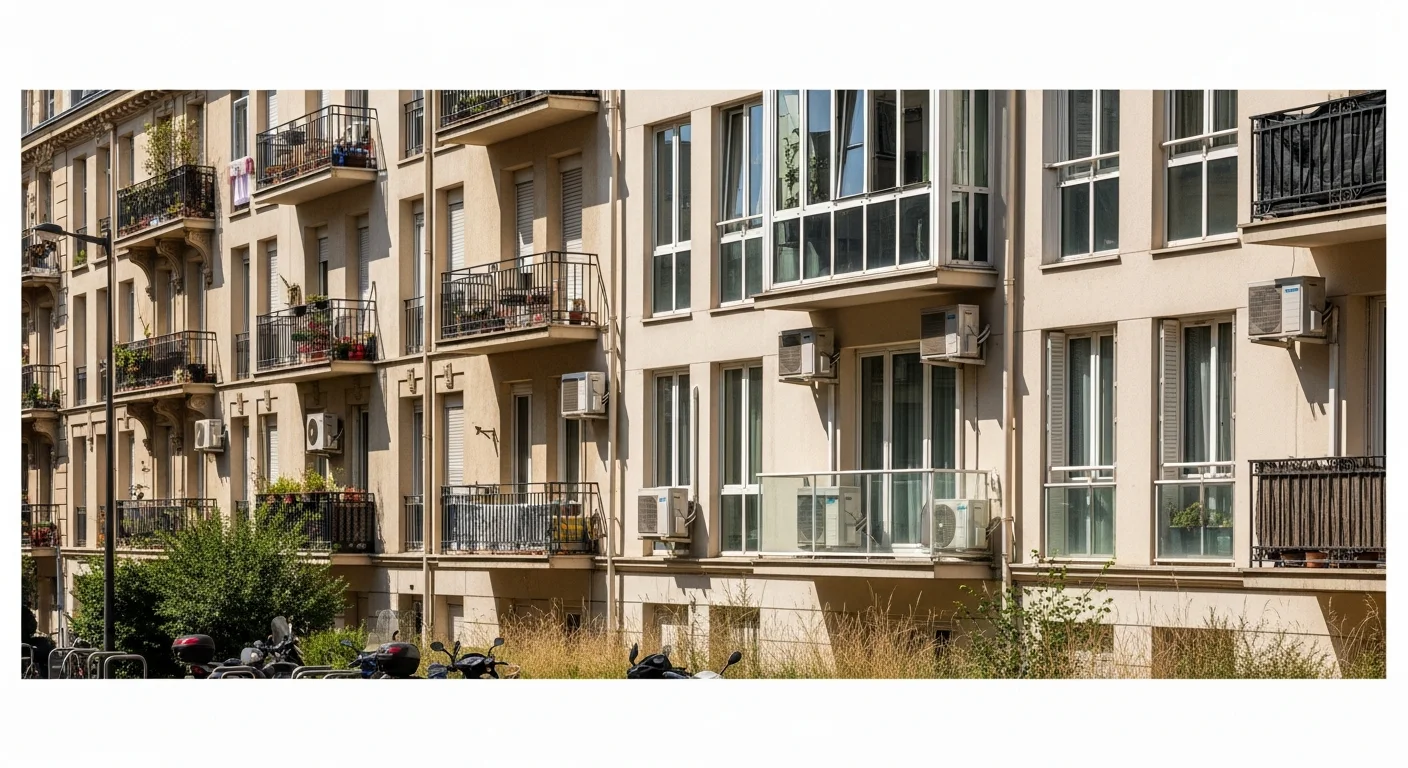 Discussies over airco-installaties in Franse appartementsgebouwen door aanhoudende hitte