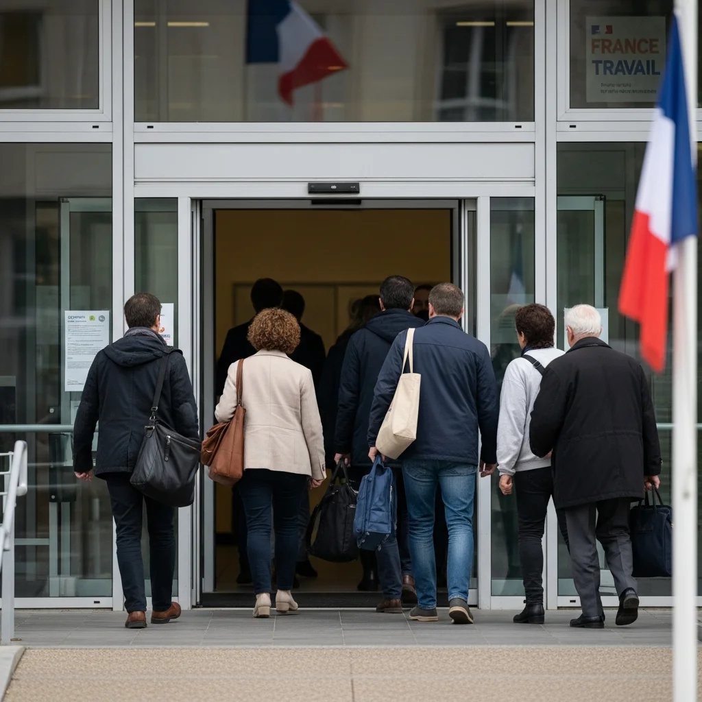 Aantal geregistreerde werkzoekenden Frankrijk licht gedaald wegens nieuwe maatregelen