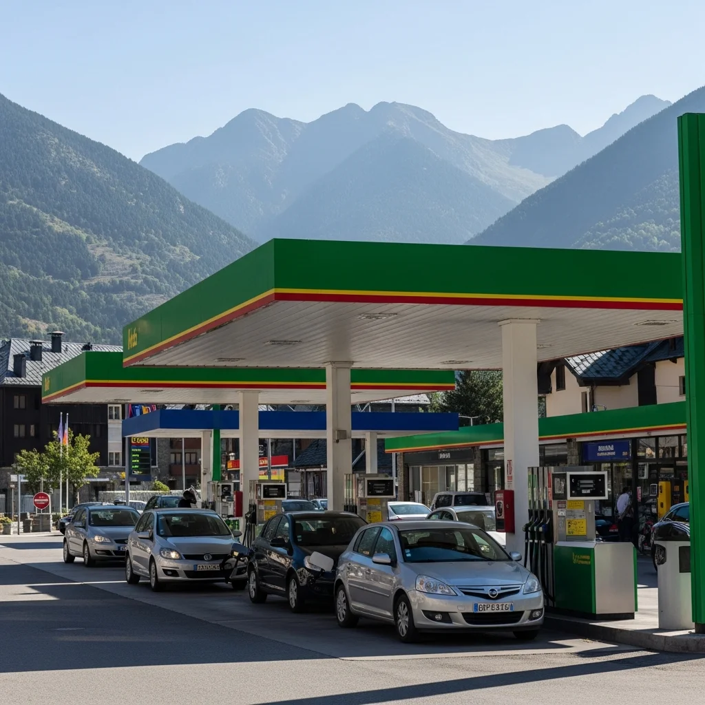 Frankrijkgangers tanken weer goedkoop in Andorra na snelle heropening RN20