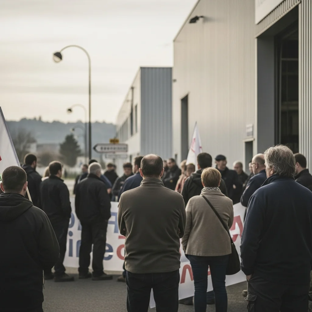 Staking bij precisiewerkbedrijf Acti Group Meca in Onet-le-Château wegens arbeidsomstandigheden