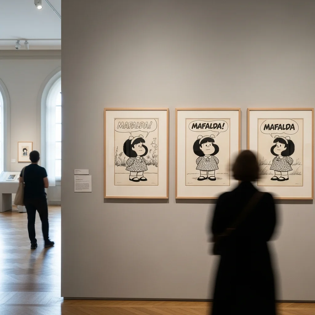 Argentijnse stripfiguur Mafalda krijgt bijzondere expositie aan Côte d’Azur