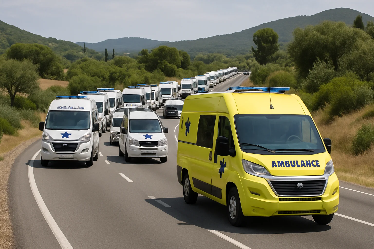 Grootschalige actie van ambulanciers in Var veroorzaakt vertragingen op 1 juli