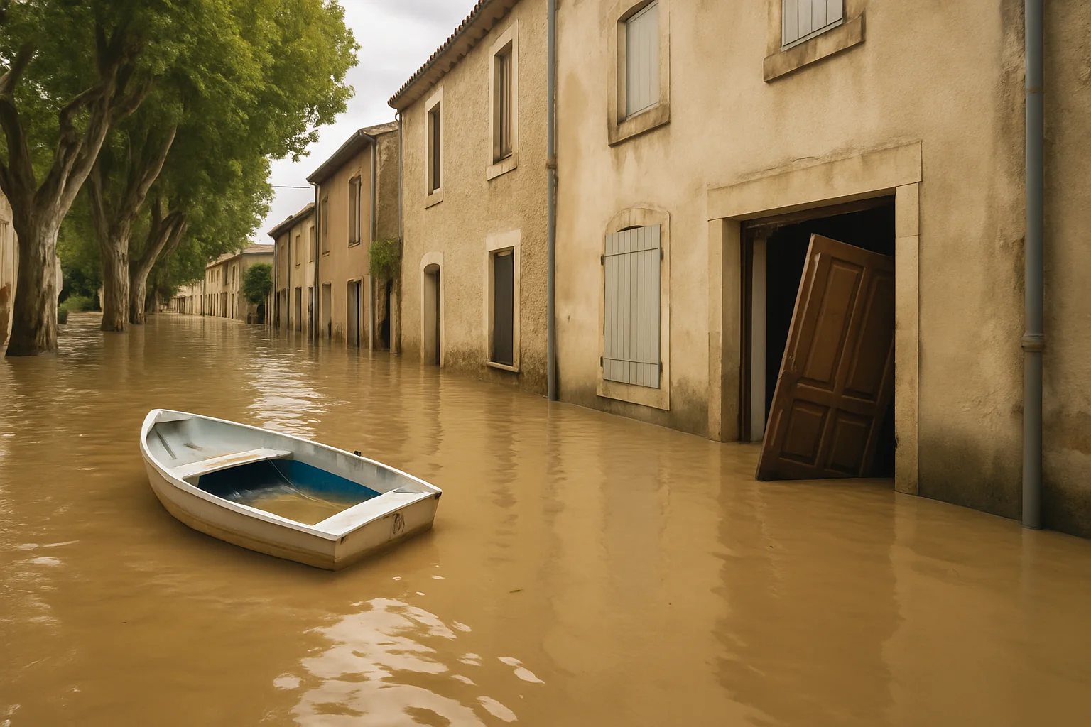 Zware onweersbuien veroorzaken schade in Gard en Hérault