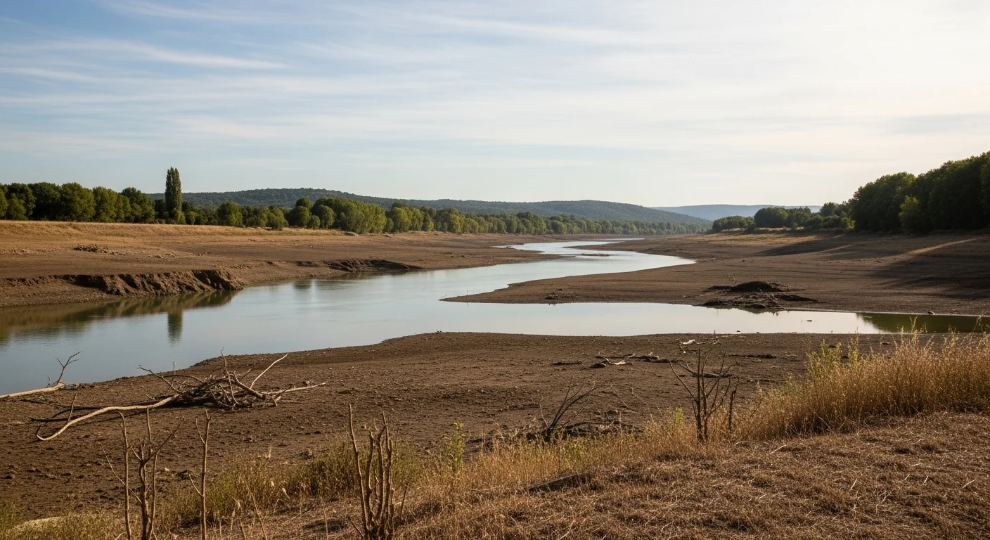 Vroege waterlozingen in de Garonne door uitzonderlijke droogte in 2026
