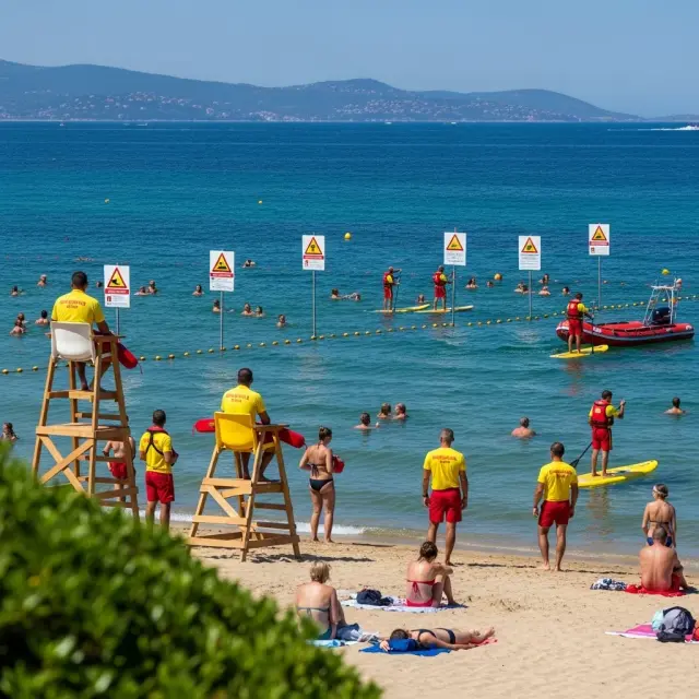 Zichtbare toename strandbewaking en strenge veiligheidsmaatregelen in Toulon deze zomer