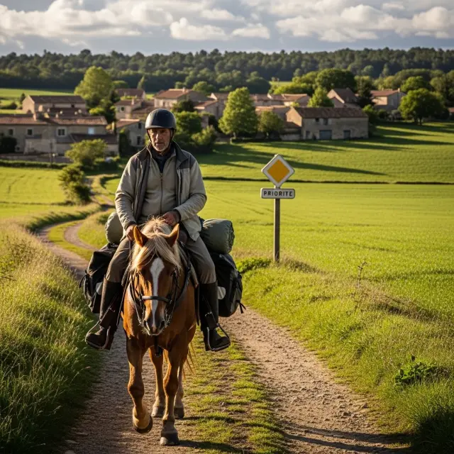 Fransman rijdt ruim duizend kilometer te paard tussen twee familiehuizen