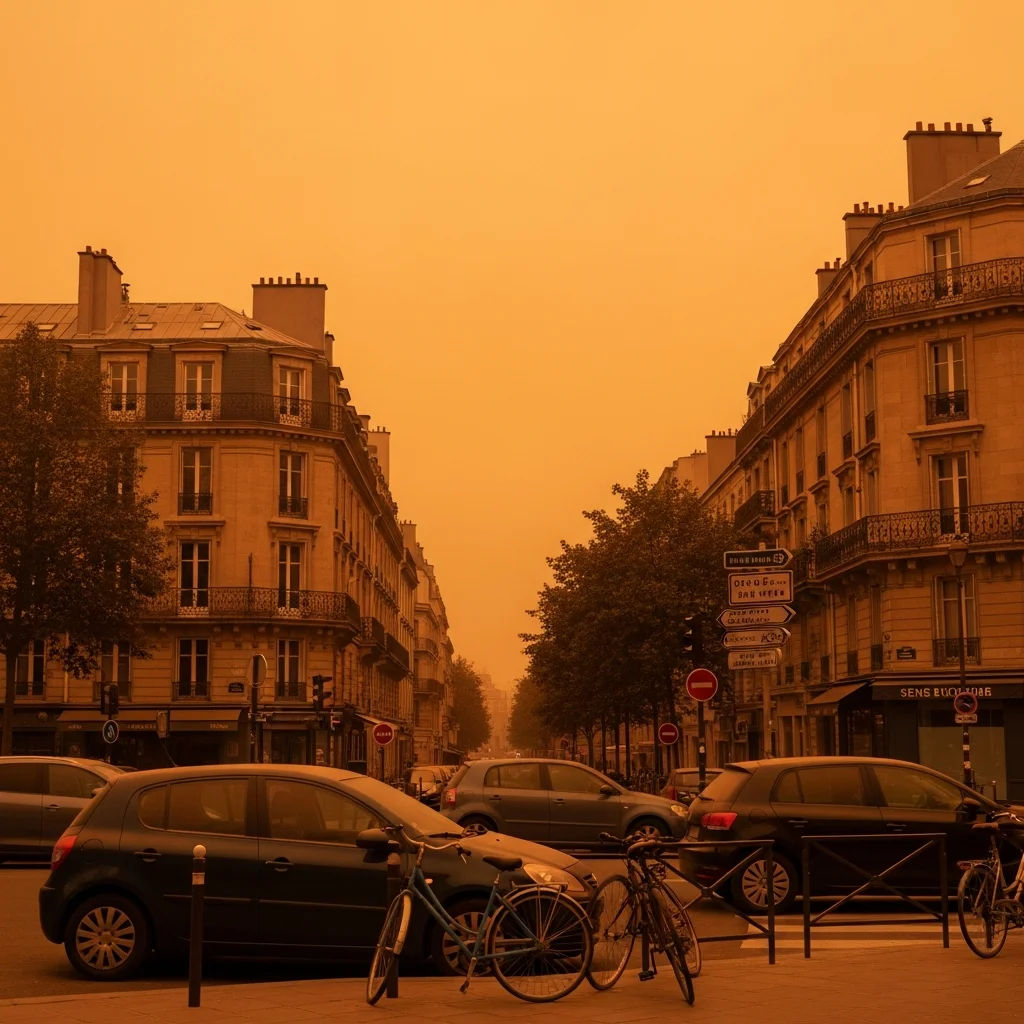 Saharazand bereikt Frankrijk na zware woestijnstorm