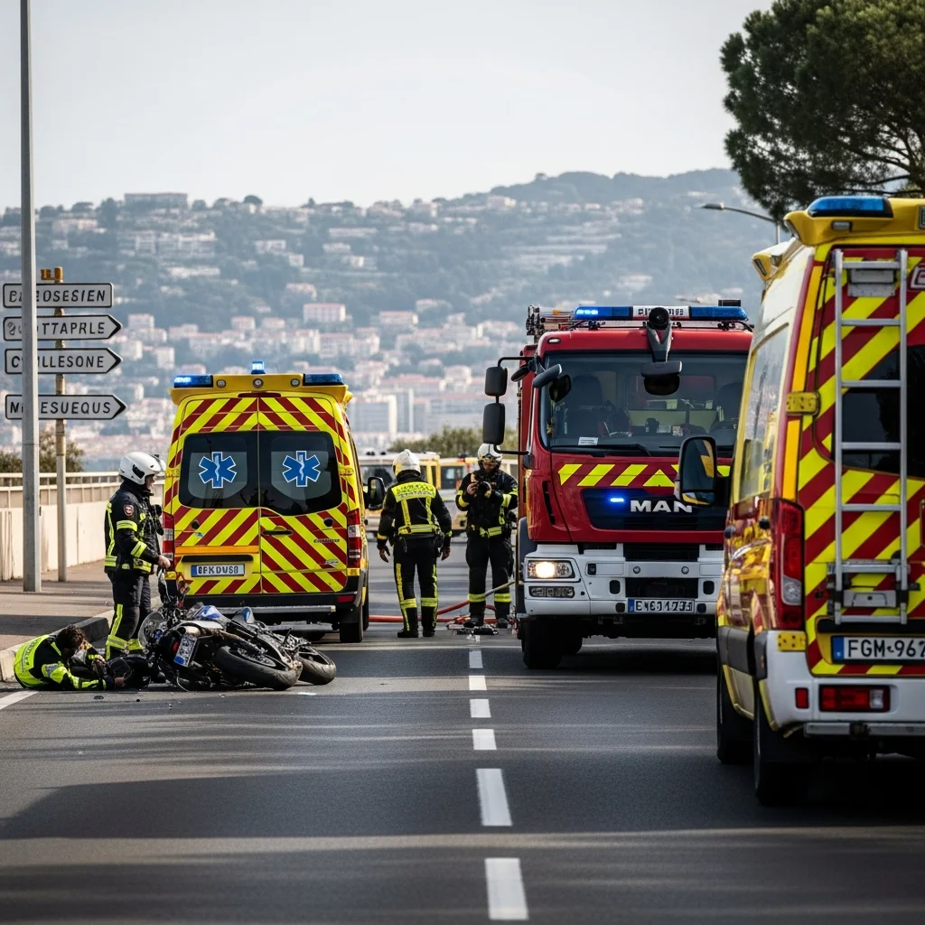 19-jarige motorrijder overleden bij verkeersongeval nabij Nice