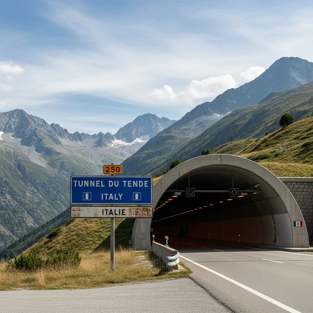 Sluiting Tunnel du Tende uitgesteld: belangrijke verkeersroute blijft langer open