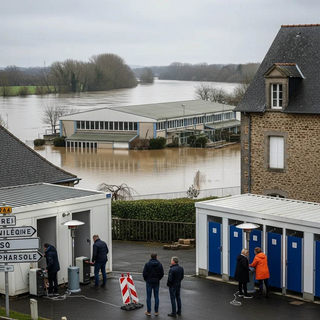 Langdurige gevolgen van overstromingen: dagen zonder verwarming en warm water in Briollay