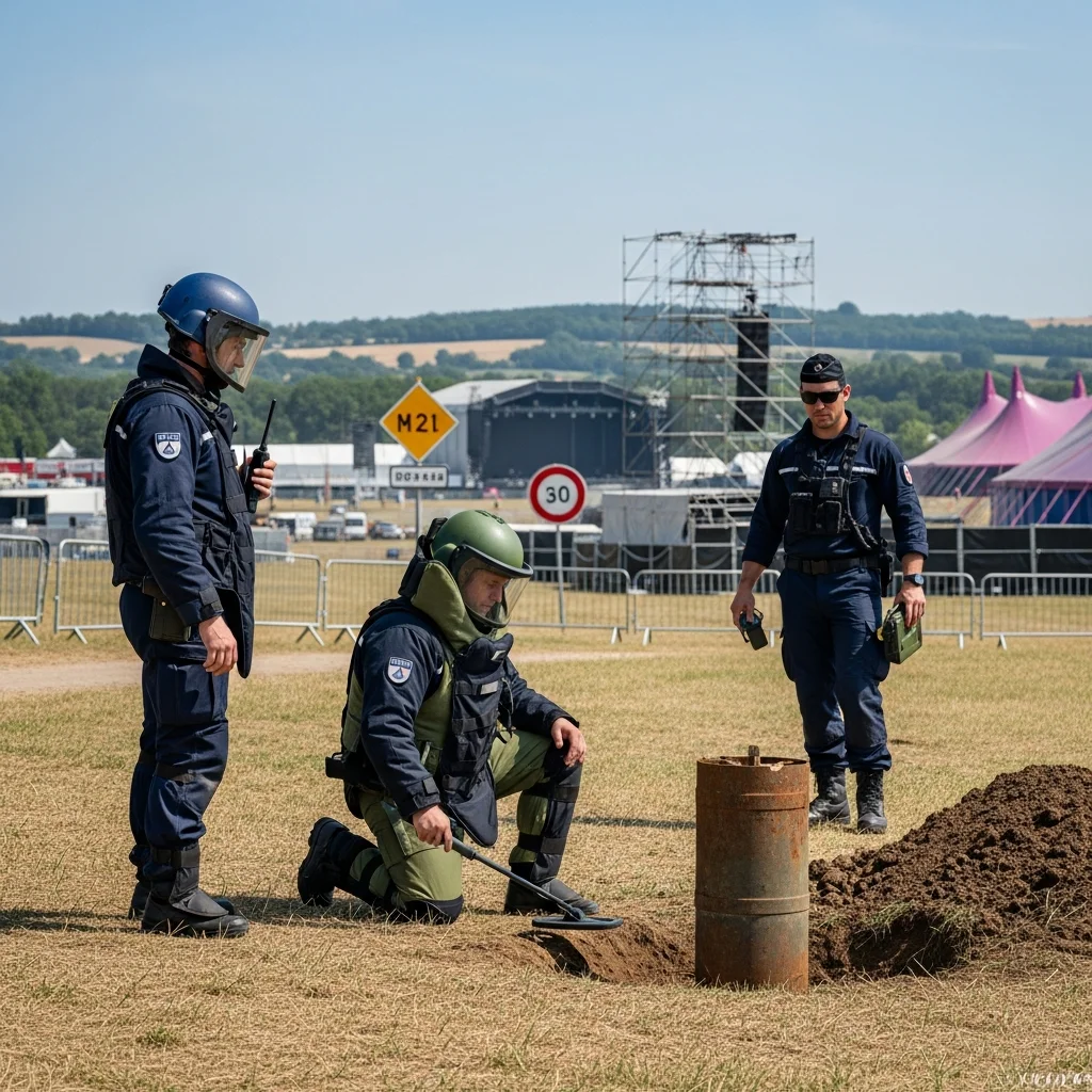 Explosief aangetroffen bij terrein van grootschalig feest nabij Bourges