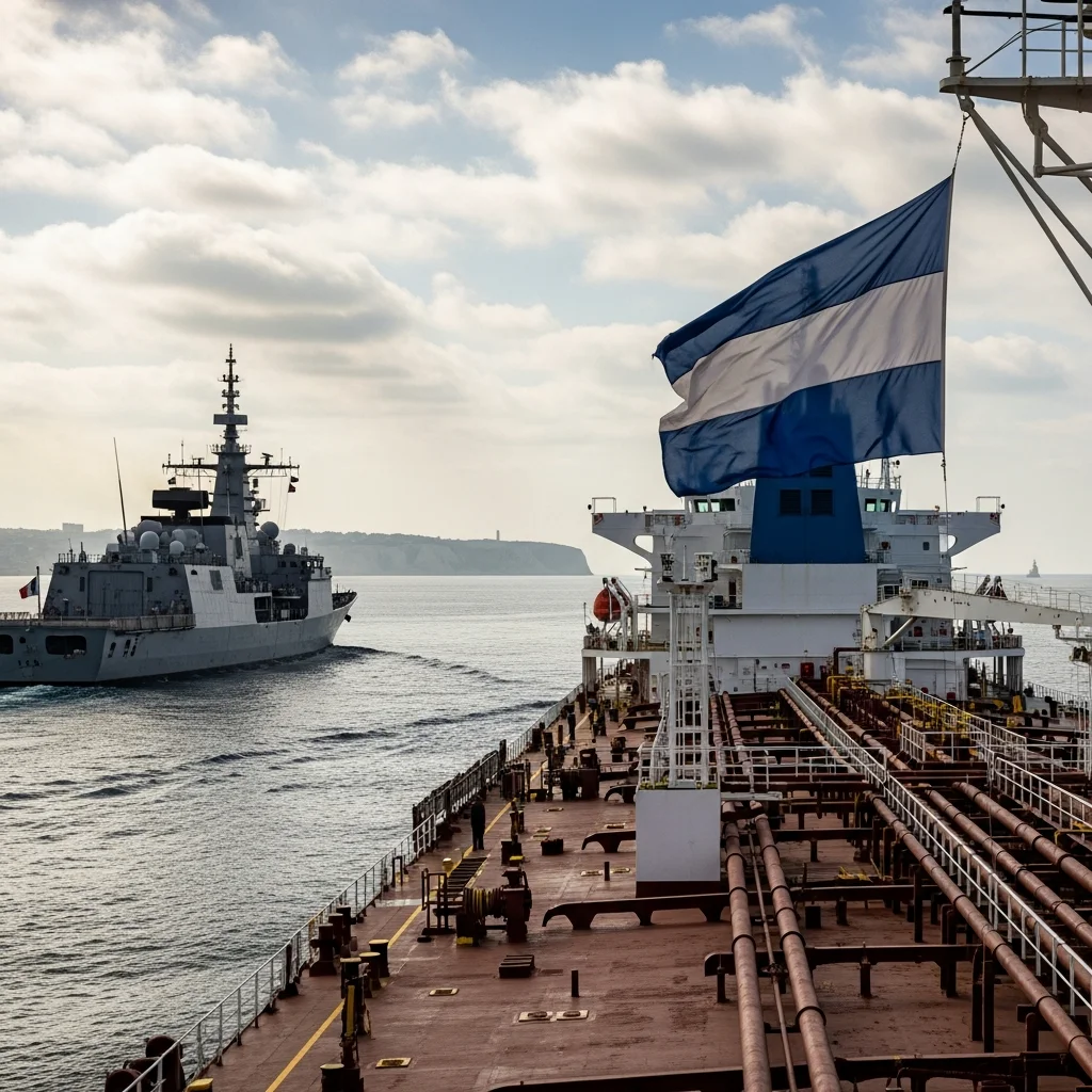 Franse marine onderschept Russisch olieschip in Middellandse Zee